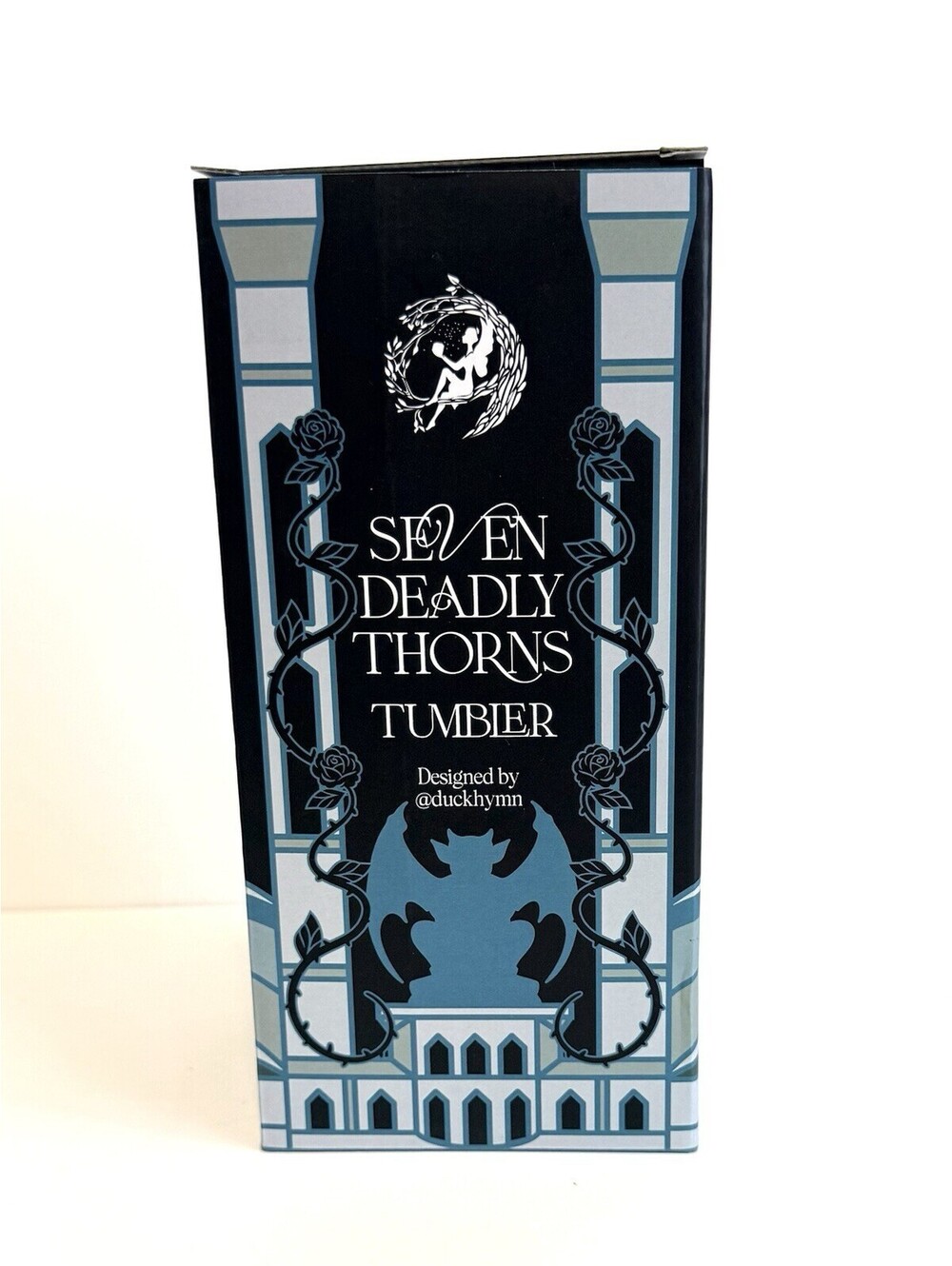 Seven Deadly Thorns 500ml Tumbler w/ Straw New In Box Fantasy Cup Gothic